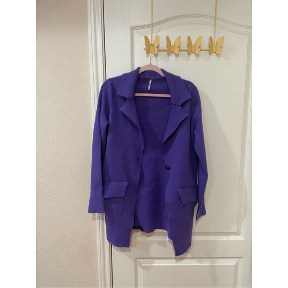 Free People Sarah Sweater Blazer Size Small - Picture 3 of 9